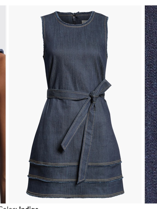 cinq a sept Dresses & Skirts - Cinq à Sept  Mindie Sleeveless Denim Minidress